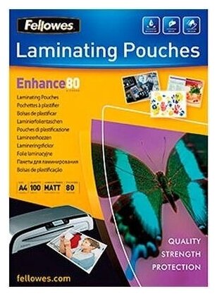 Пленка Fellowes для ламинирования А4 80 мкм 100 шт 1850₽