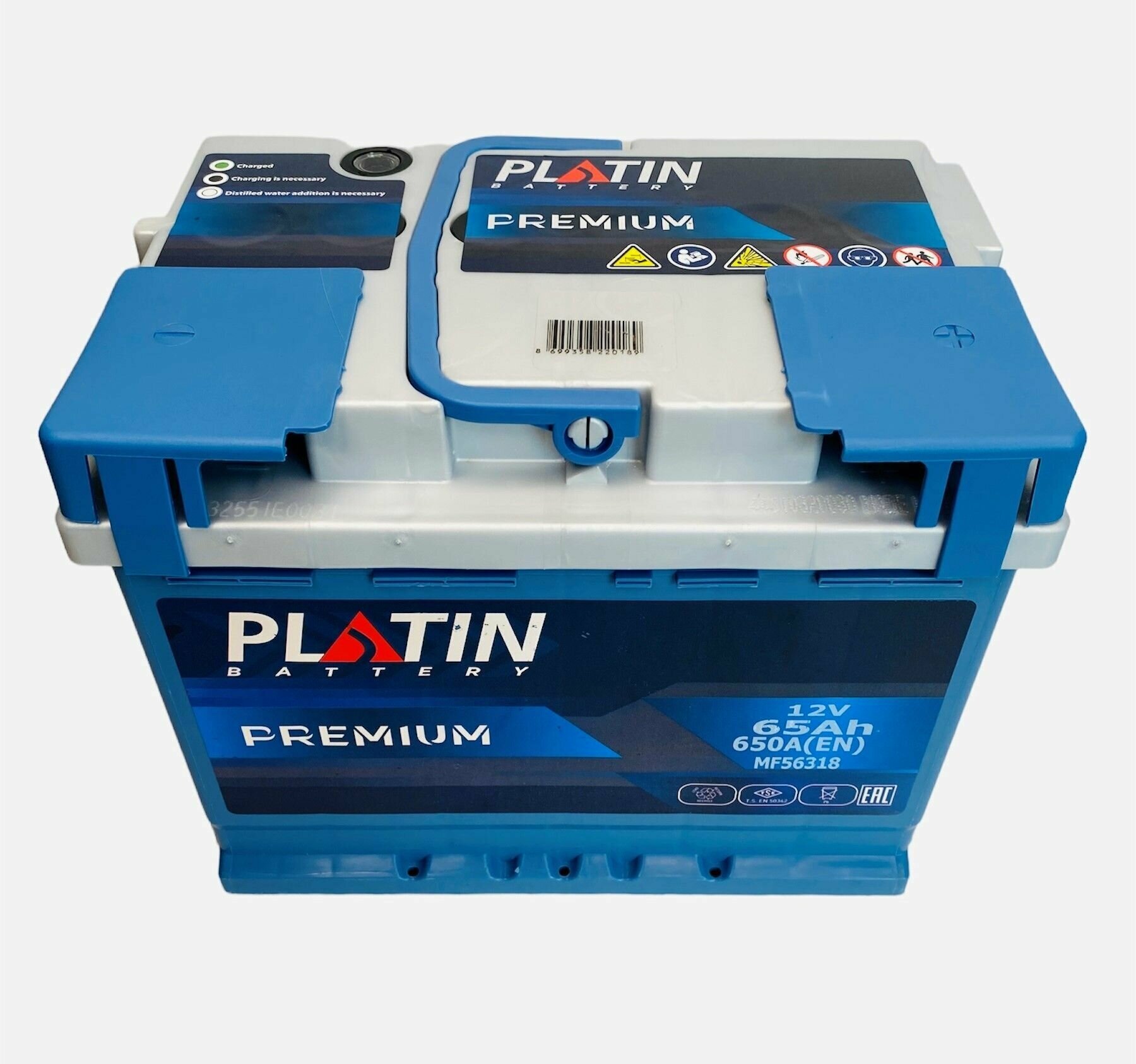 Аккумулятор автомобильный Platin Premium 65 Ач 650 A о. п. L2 242х175х190