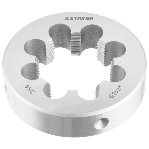 Плашка STAYER 28029-3/2 stayer g 1 плашка круглая ручная сталь 9хс 28029 1