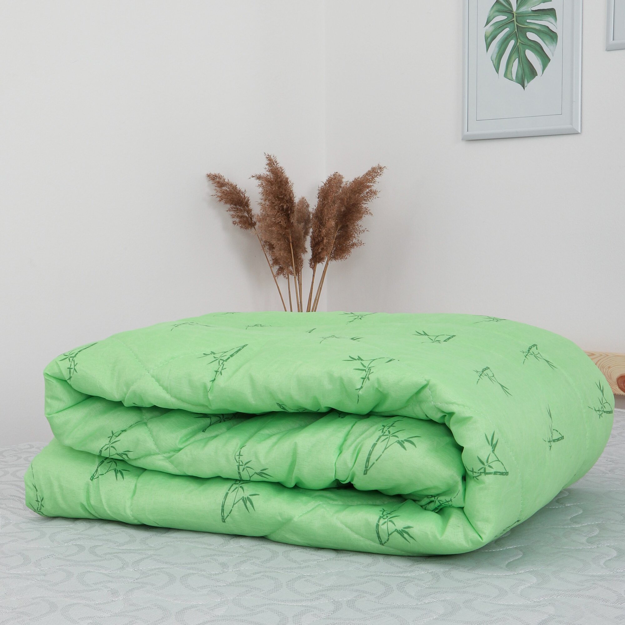 Одеяло облегчённое 2-Х СП. 172X205, Бамбуковое волокно, комплект из 1 шт. - фотография № 4