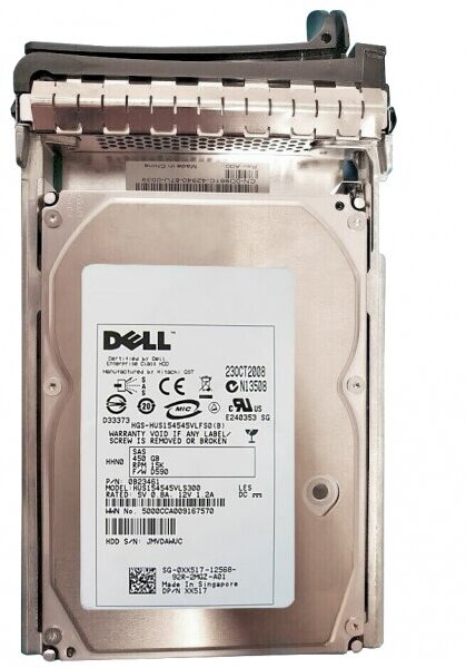 Жесткий диск Dell XX517 450Gb SAS 3,5" HDD