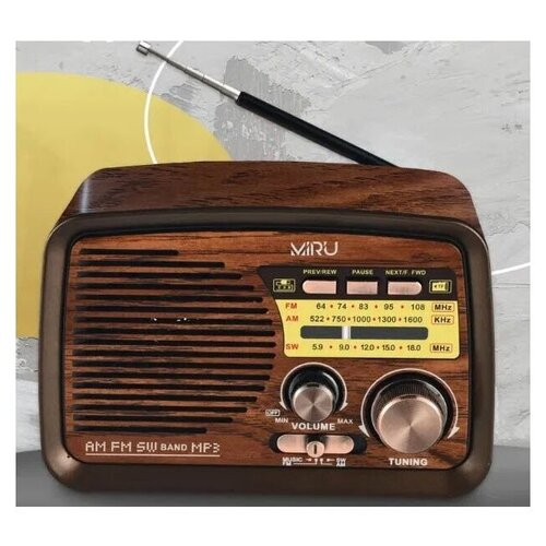 Радиоприемник MIRU SR-1027 черный 185000₽