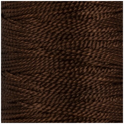 Швейные нитки обувные Gamma (полиэстер), 200 я, 183 м, №495 темно-коричневый (1500D/2)