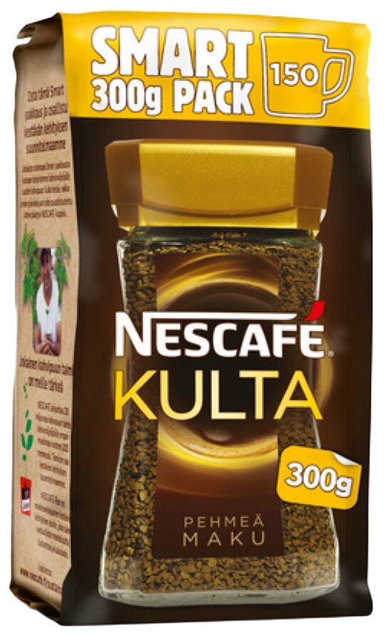 Кофе растворимый Nescafe Kulta, пакет, 300 г