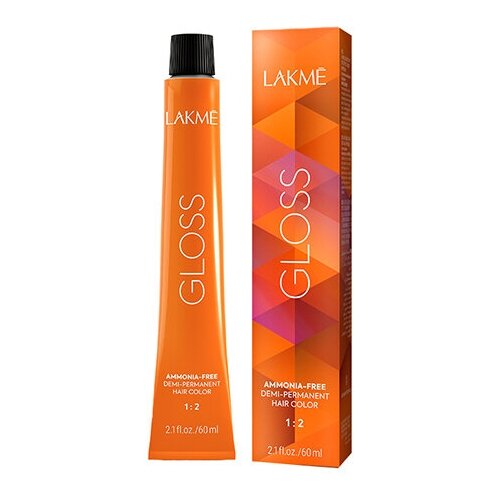 Lakme тонирующая крем-краска Gloss Color Rinse, 8/12 светло-белокурый пепельно-металлический, 60 мл