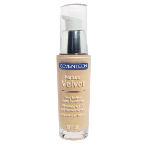 SEVEN7EEN Тональный крем длительного действия NATURAL VELVET LONG LASTING MATTE FOUNDATION №5, оттенок средний