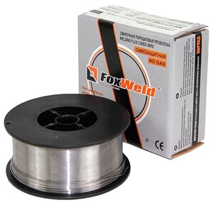 <b>Проволока</b> из металлического сплава FoxWeld E71T-GS 0.8мм 5кг Назначение "Если варить газом по ка