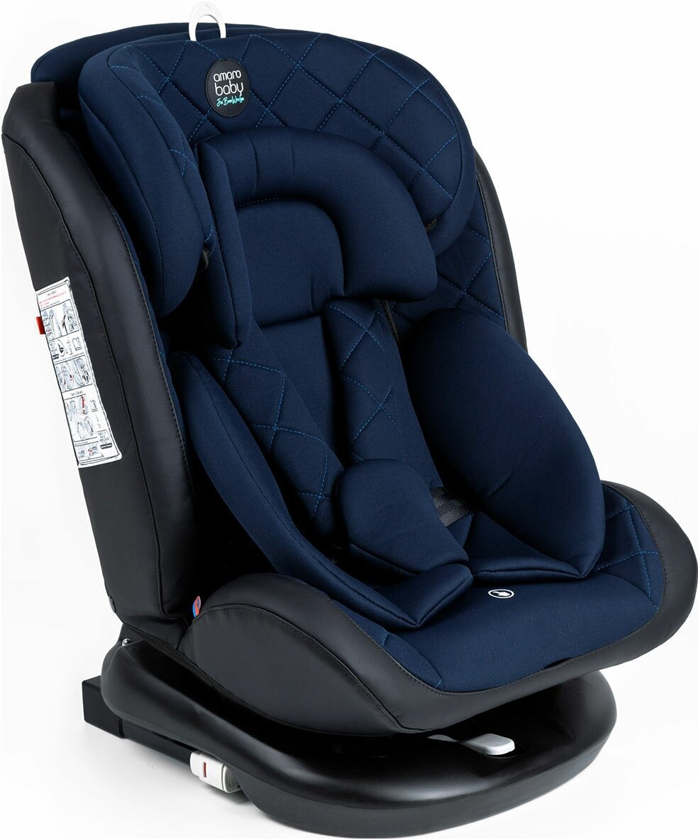 Автокресло Amarobaby Brilliant, ISOFIX, класс D, группа 0+/1/2/3 (AMARO-2003-BrSi) синий