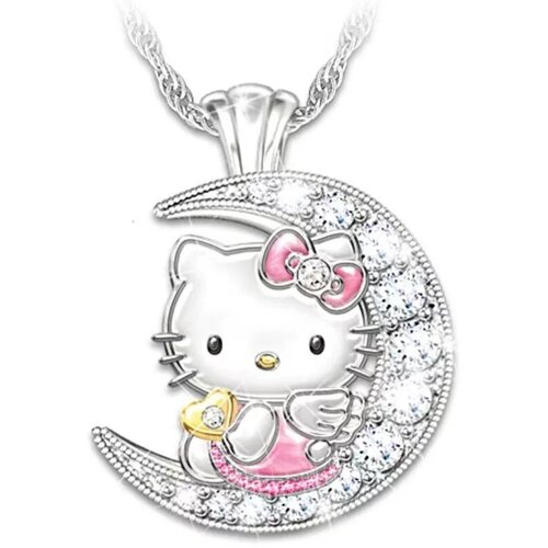 Кулон Хеллоу Китти Hello Kitty с луной