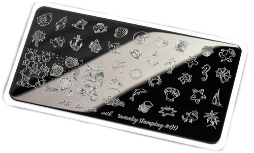 Swanky Stamping пластина Arti for you with 09 12 х 6 см black