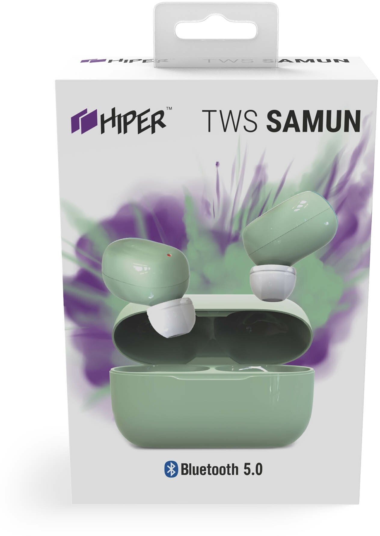 Гарнитура HIPER TWS Samun, Bluetooth, вкладыши, белый [htw-apx2] - фото №7