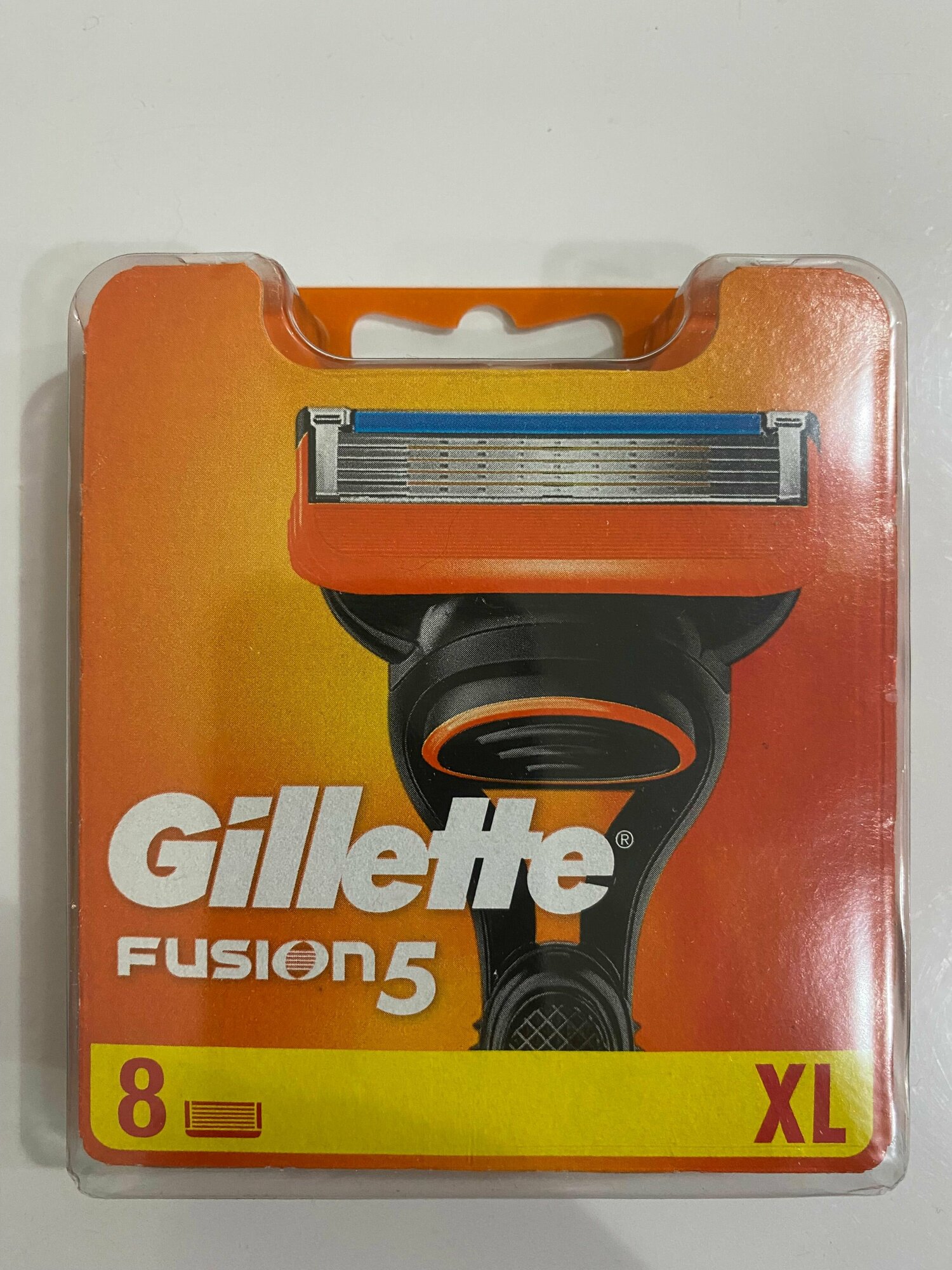 Gillette Fusion Сменные кассеты для бритвы, 8 шт