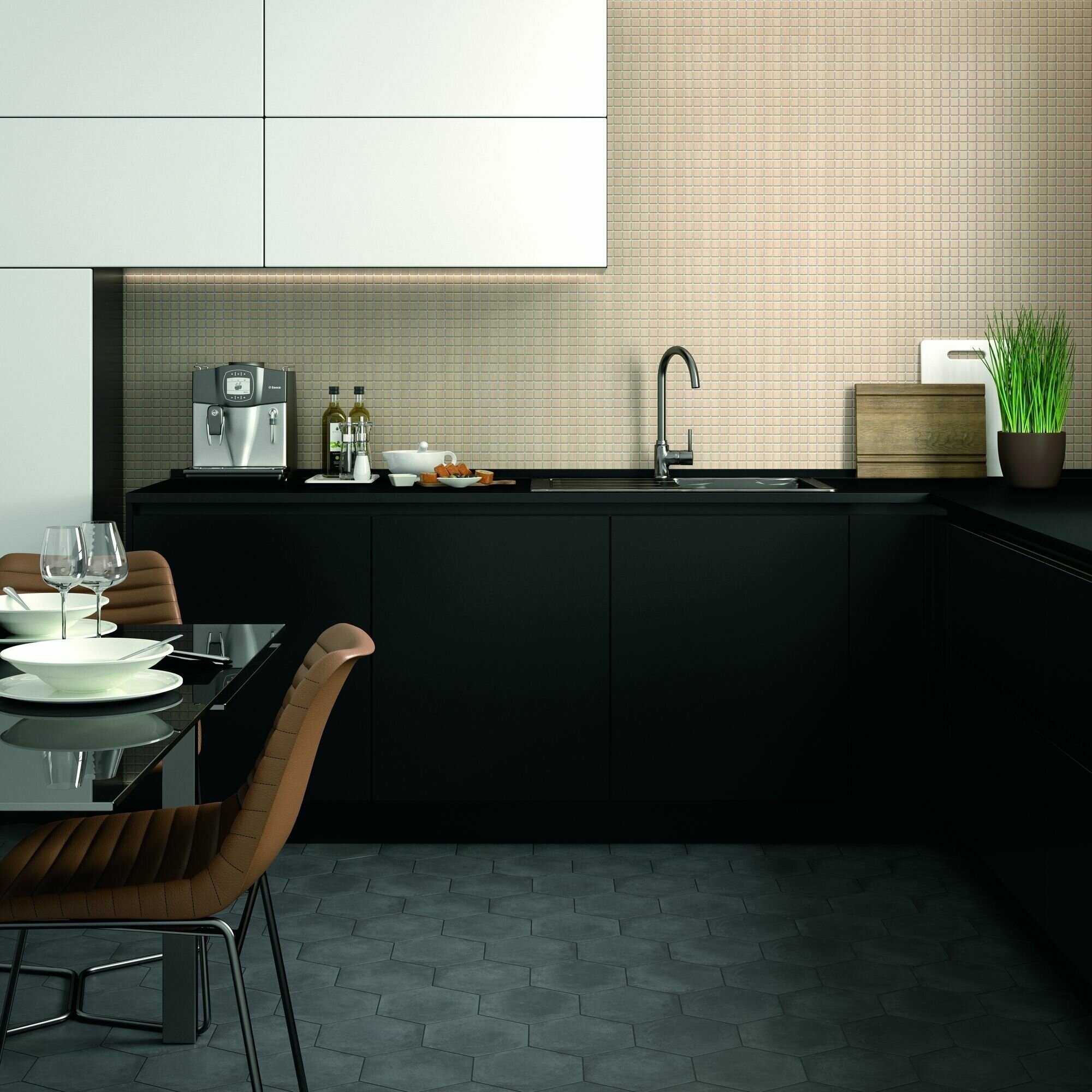 Мозаика Kerama Marazzi Золотой пляж 29.8х29.8 см цвет бежевый - фотография № 7