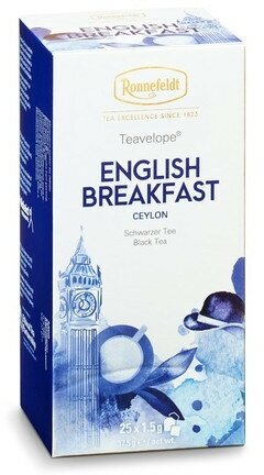 Чай Ronnefeldt English Breakfast, черный, на чашку 25 пакетов