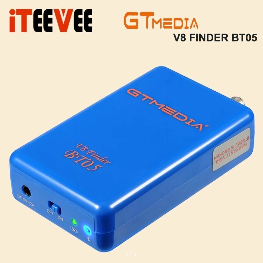 Анализатор спектра Gtmedia v8 finder bt05 для настройки DVB S