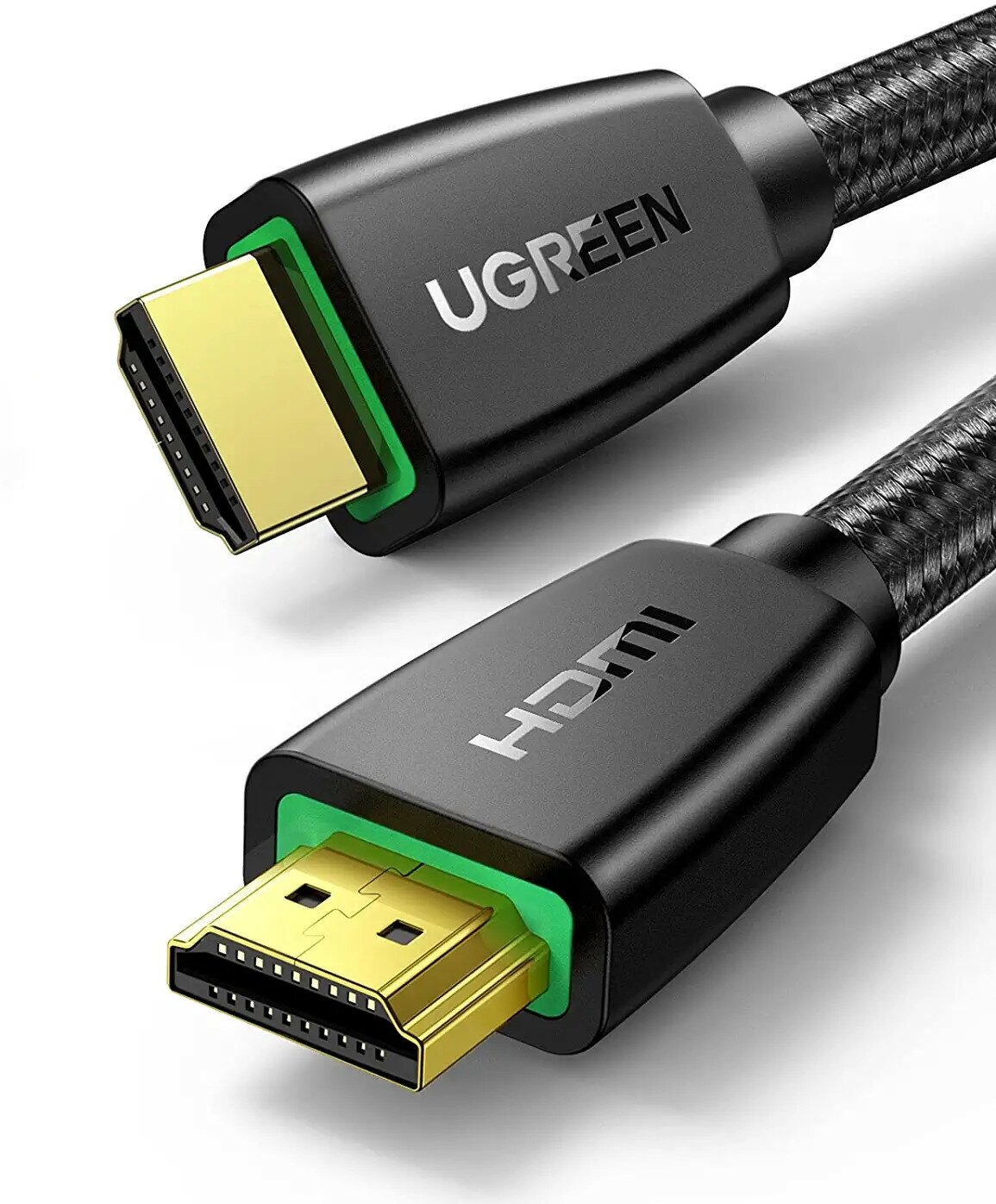 Кабель UGREEN HDMI Male To Male Cable With Braid. Длина: 5м. Цвет: черный - фото №17