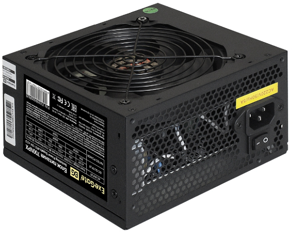 Блок питания ExeGate 700W 700NPX EX259605RUS-S black