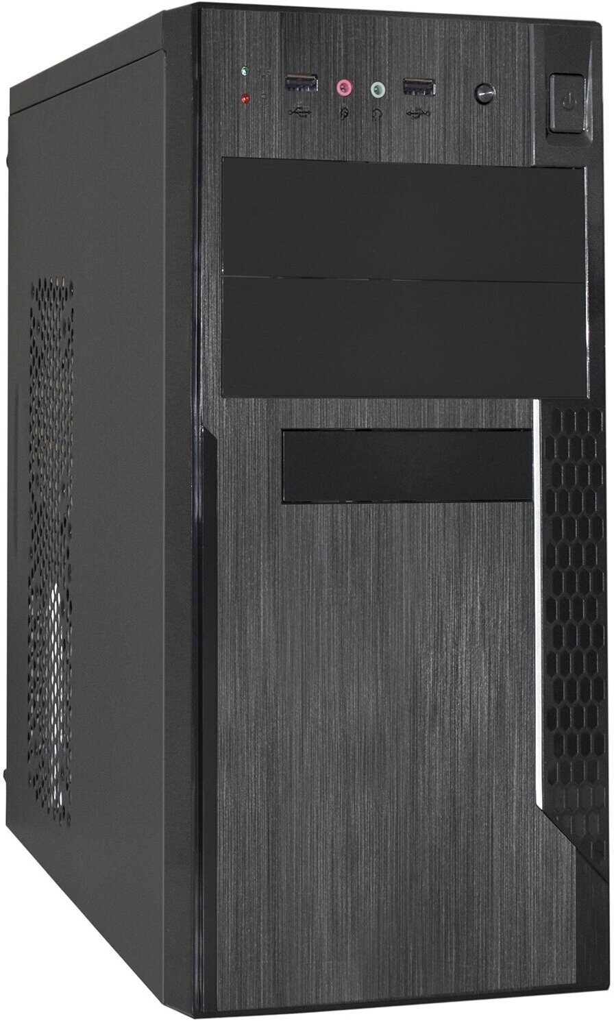 Корпус системного блока EXEGATE EX283242RUS MA-373X Black, mATX 2*USB, Audio