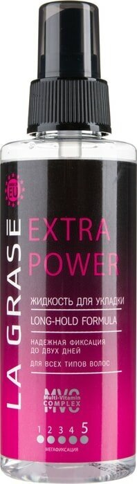 Жидкость для укладки волос La Grase Extra Power Мегафиксация 150мл