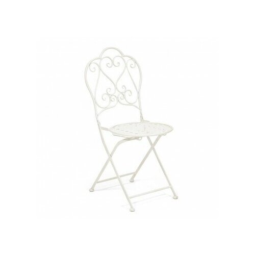 Кованый стул Secret De Maison LOVE CHAIR, белый стул tetchair secret de maison cat chair mod 028 пластик 53 5х58х81 5см серый 024 4шт уп