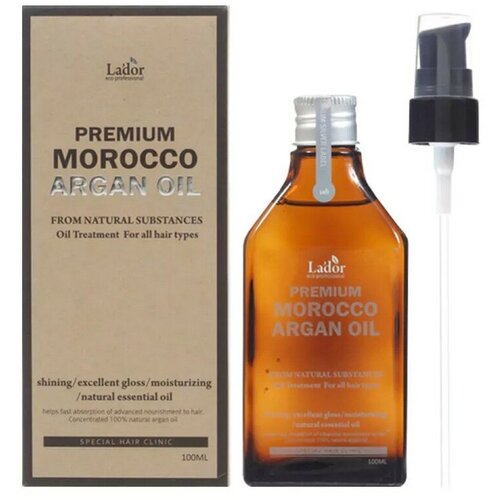 Марокканское аргановое масло для волос 100 мл. Lador масло арганы для волос morocco argan oil 30мл