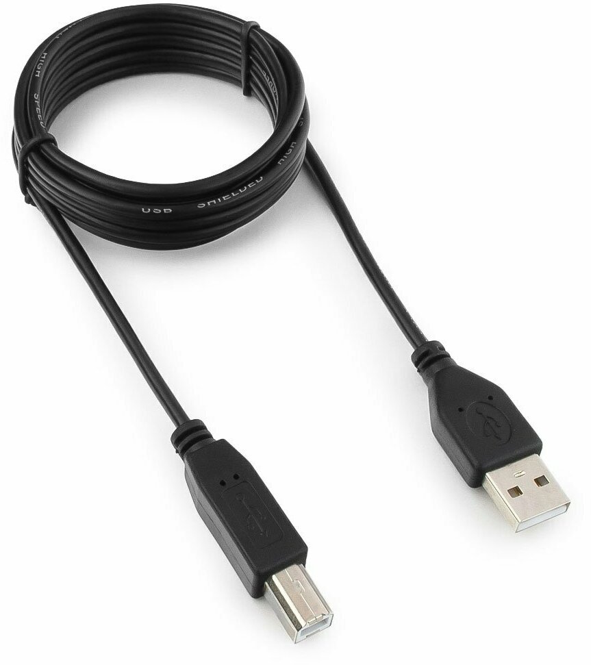 Набор из 3 штук Кабель USB 2.0 Гарнизон GCC-USB2-AMBM-1.8M AM/BM 18 м