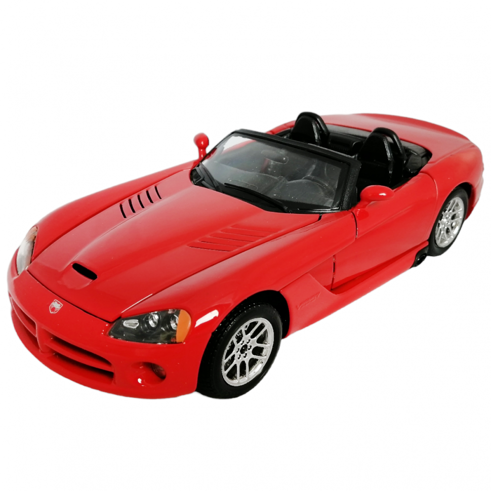 Dodge Viper SRT 10 1:24 Bburago коллекционная металлическая масштабная машинка 16083 red