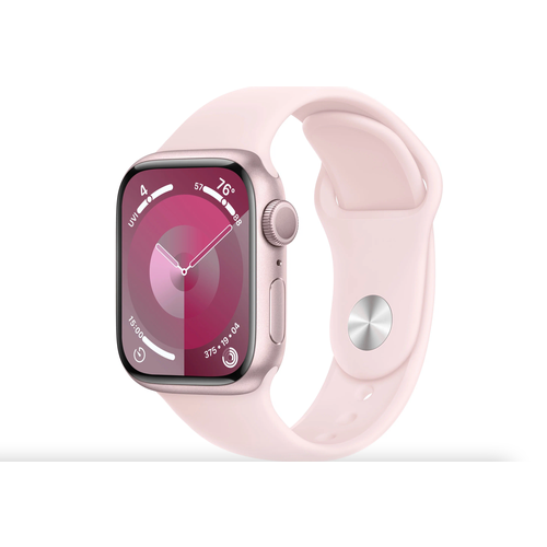 Умные часы Apple Watch Series 9 41 мм Aluminium Case GPS PinkLight Pink Sport Band 49990₽