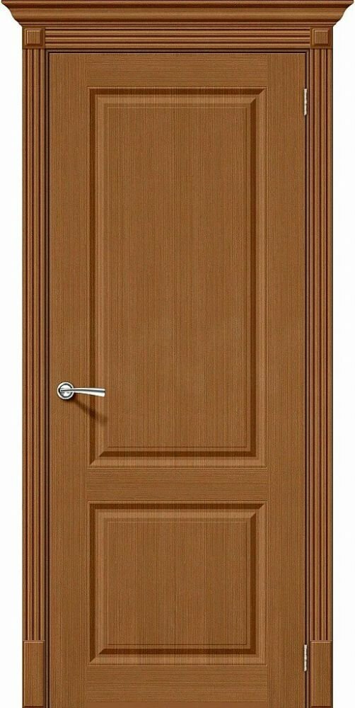 Межкомнатная Дверь Шпон Bravo Статус-12 Ф-11 Орех 800x2000мм (Полотно+Коробка+5 Наличников) / Браво.