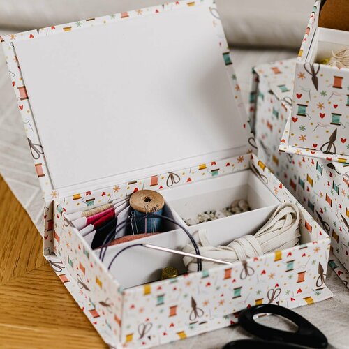 Коробка для хранения украшений, мелочей и аксессуаров, 170 x 120 x50 мм. 