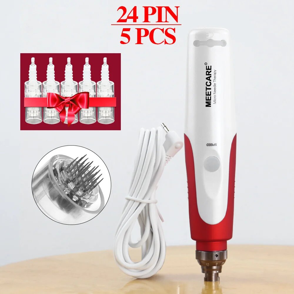 MEETCARE Дерма Микронидлинг Пен 0,25 мм, no box 5pcs 24pin