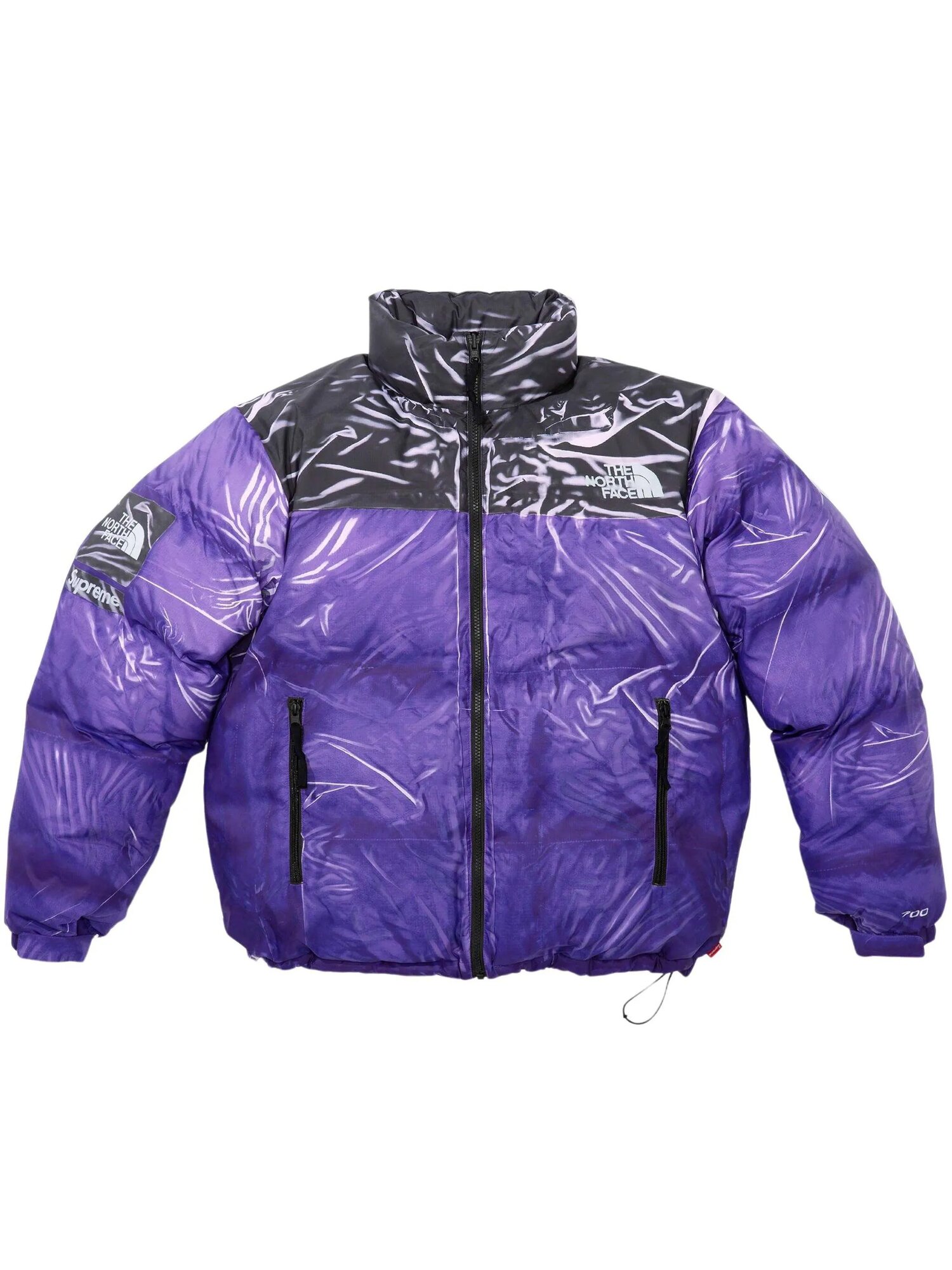 Куртка Supreme x The North Face Nuptse, размер M, фиолетовый