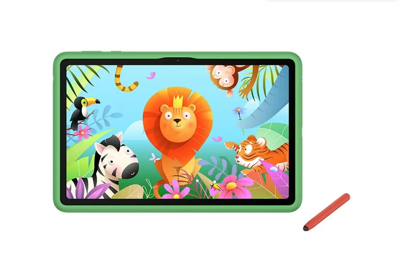 Планшет Huawei MatePad SE 10,4 10.36" Kids Edition 53013PKN (2023) + стилус, 3/32 ГБ, Wi-Fi, зеленый — фото 1