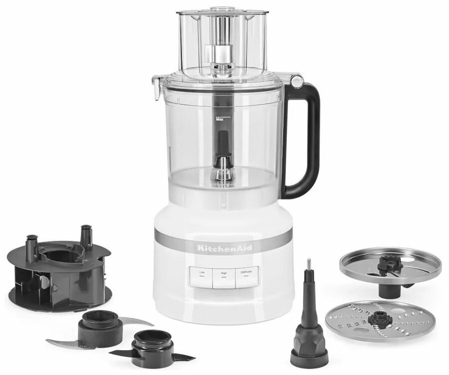 Кухонные Комбайны Xiaomi Кухонный комбайн KitchenAid 5KFP1318EWH, 400 Вт, чаша 3.1 л, импульсный режим, белый