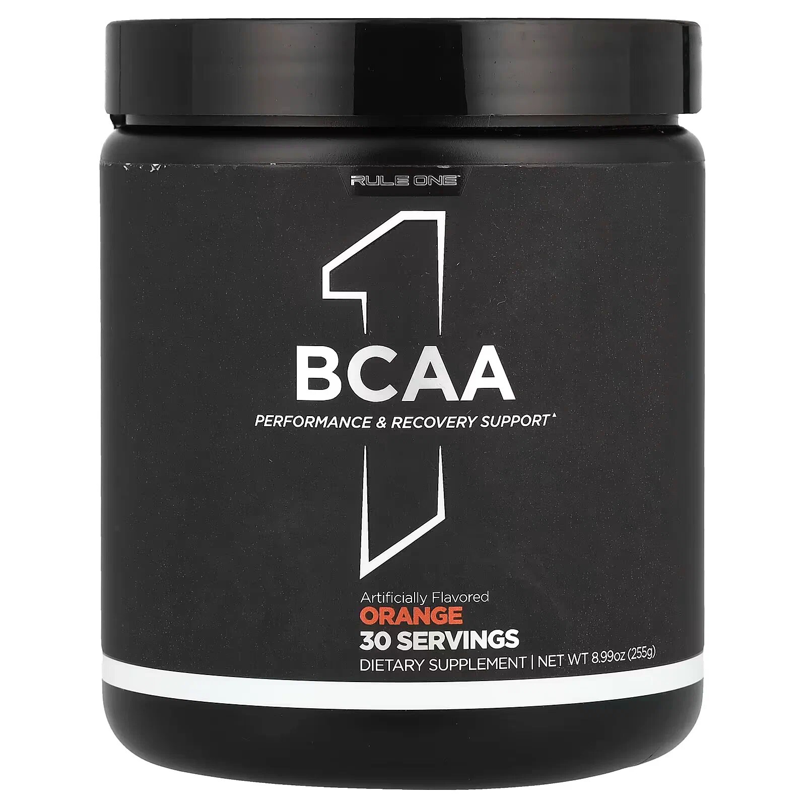 BCAA Rule 1, порошок, 30 порций, Апелсин, без сахара, без ГМО