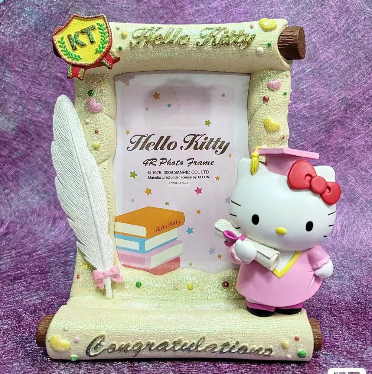 Резиновая фоторамка Hello Kitty с изображением маленького доктора, 6 дюймов (13x9 см) для стола, с подарочной коробкой