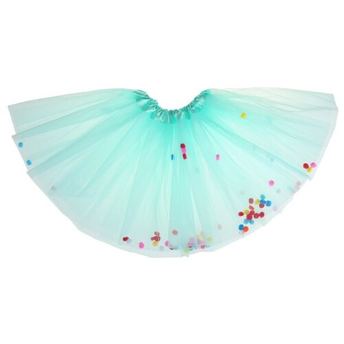 фото Карнавальная юбка "шарики", цвет бирюзовый 2786178 сима-ленд