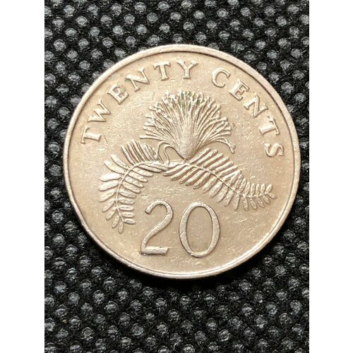 Монета Сингапур 20 центов 1988 год 5-5 монета сингапур 20 центов 2009 год 5 5