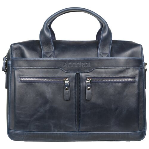 фото Сумка accordi, фактура гладкая, синий