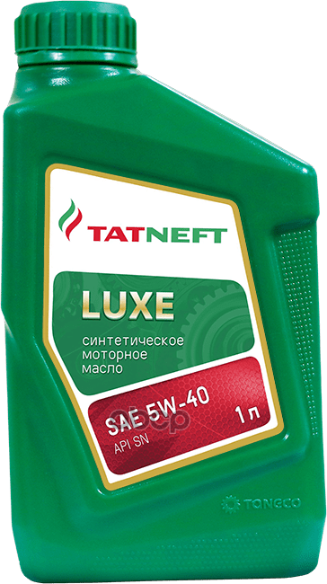 TATNEFT Татнефть 4650229680826 Масло Моторное Синтетическое Татнефть Luxe Sae 5W-40 Канистра 1 Л