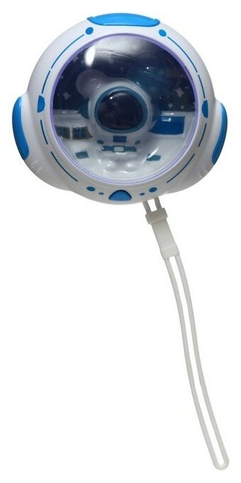 Ночник с грелкой для рук"Космонавт" LED USB бело-синий 10х9х5,8 см Risalux 9417295 . - фотография № 3
