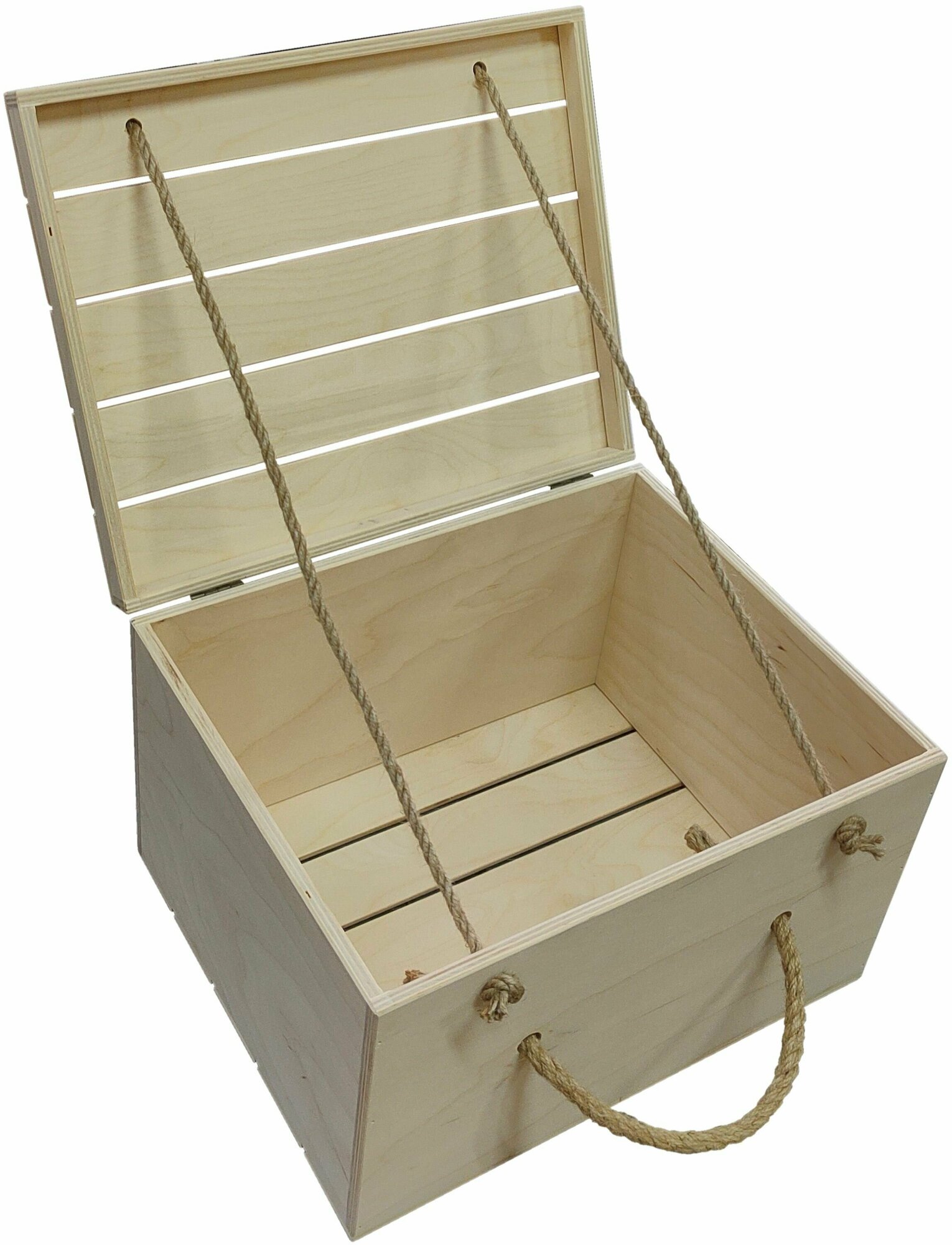 Ящик для хранения ZELwoodBOX, 37х30х23,5 см, не окрашенный