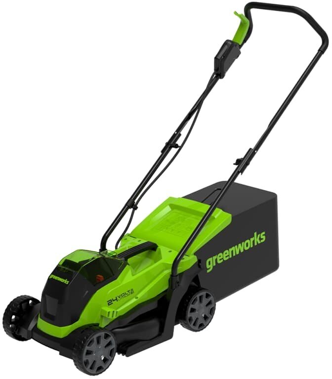 Аккумуляторная газонокосилка GreenWorks GD24LM33 33см, без АКБ и ЗУ 2516107 - фото №1