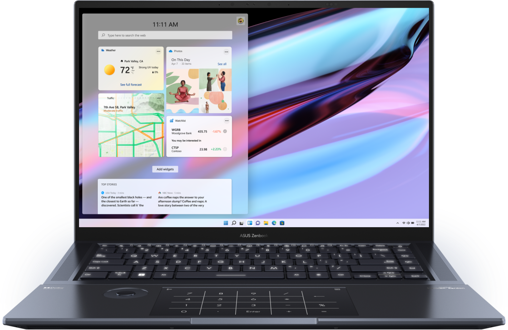 Ноутбук ASUS 90NB0WU1-M008H0 i7-12700H/32GB/1TB SSD/4K OLED 16" Touch/GeForce RTX 3060 6GB/WiFi/BT/Win11Pro/Tech - фото №10