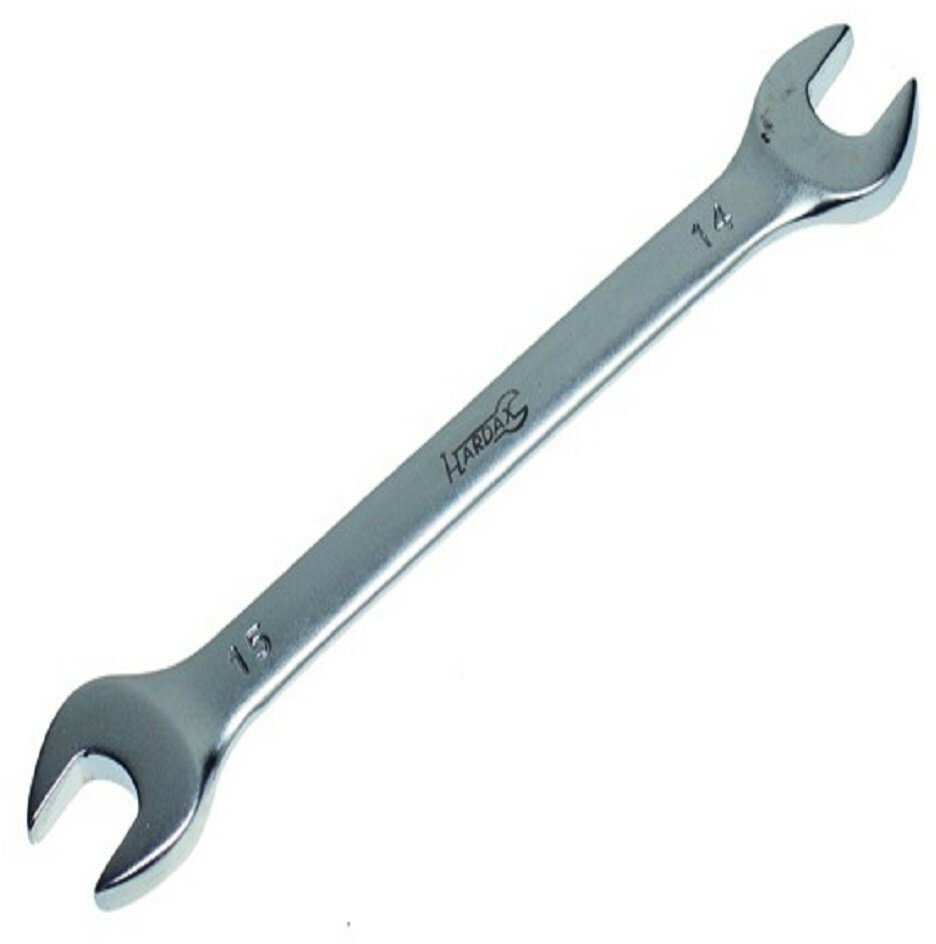 Ключ гаечный рожковый HARDAX, 10х11 мм, хромованадиевая сталь