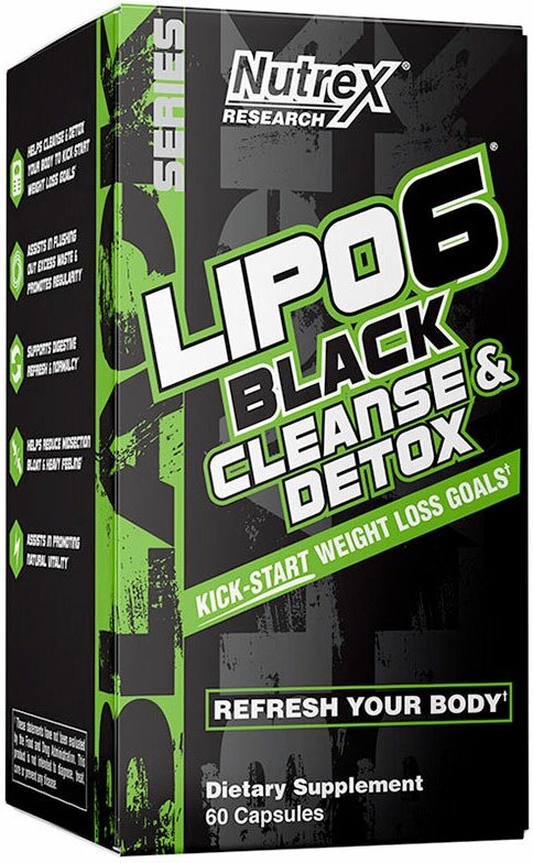 Жиросжигатель LIPO-6 CLEANSE & DETOX 60 капсул