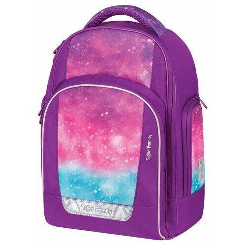 фото Рюкзак tiger family школьный, rainbow, с ортопедической спинкой, "aurora", 39х31х20 см, 270216, 1 шт.