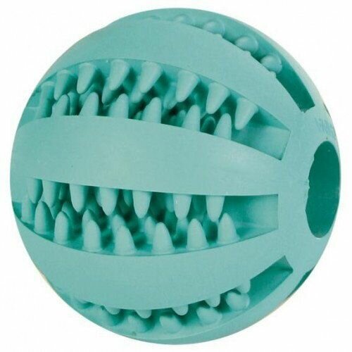 Trixie Игрушка для собак Мяч для бейсбола DentaFun зеленый , резина ф5см, 200гр, 200 гр (3 штуки)
