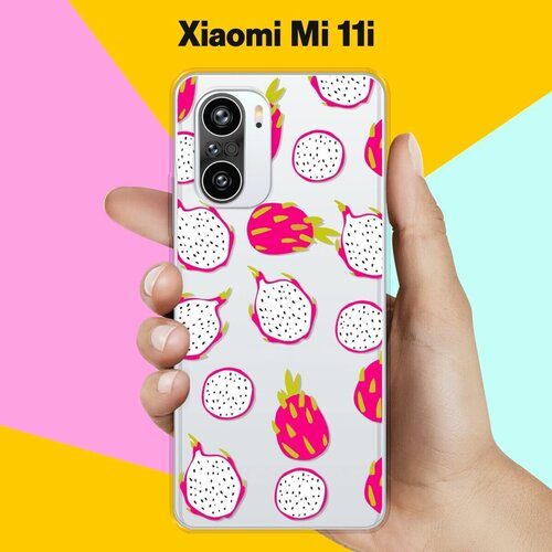 Силиконовый чехол на Xiaomi Mi 11i Драгонфрут / для Сяоми Ми 11и силиконовый чехол на xiaomi mi 11i шары для сяоми ми 11и