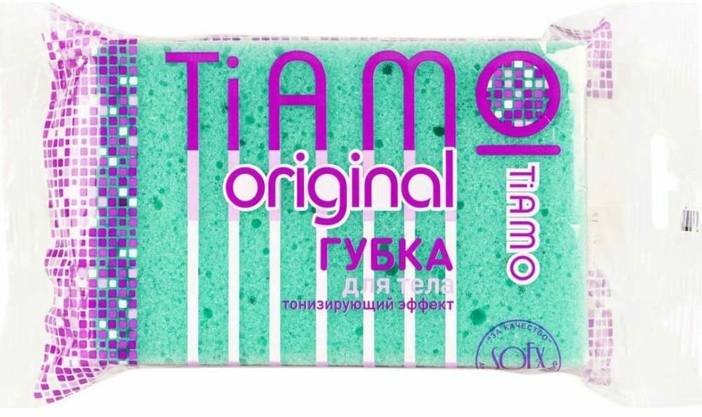 TIAMO Губка для тела Original "оригинал", поролон 7724
